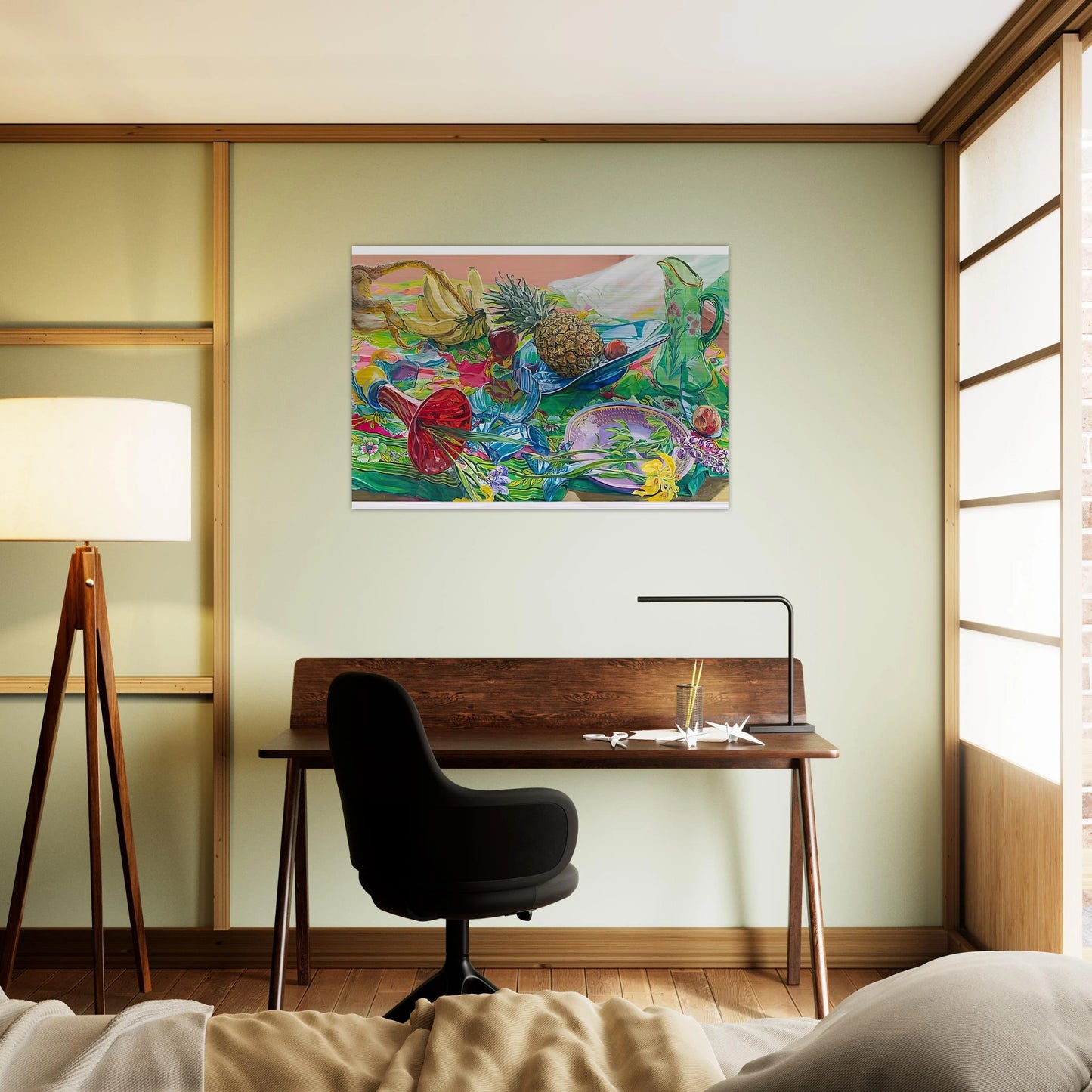 MONKEY BUSINESS 2005 - Janet Fish Brushed Aluminum Print - 70x100 cm / 28x40 inches | Janet Fish Aluminum Print | Janet Fish Prints