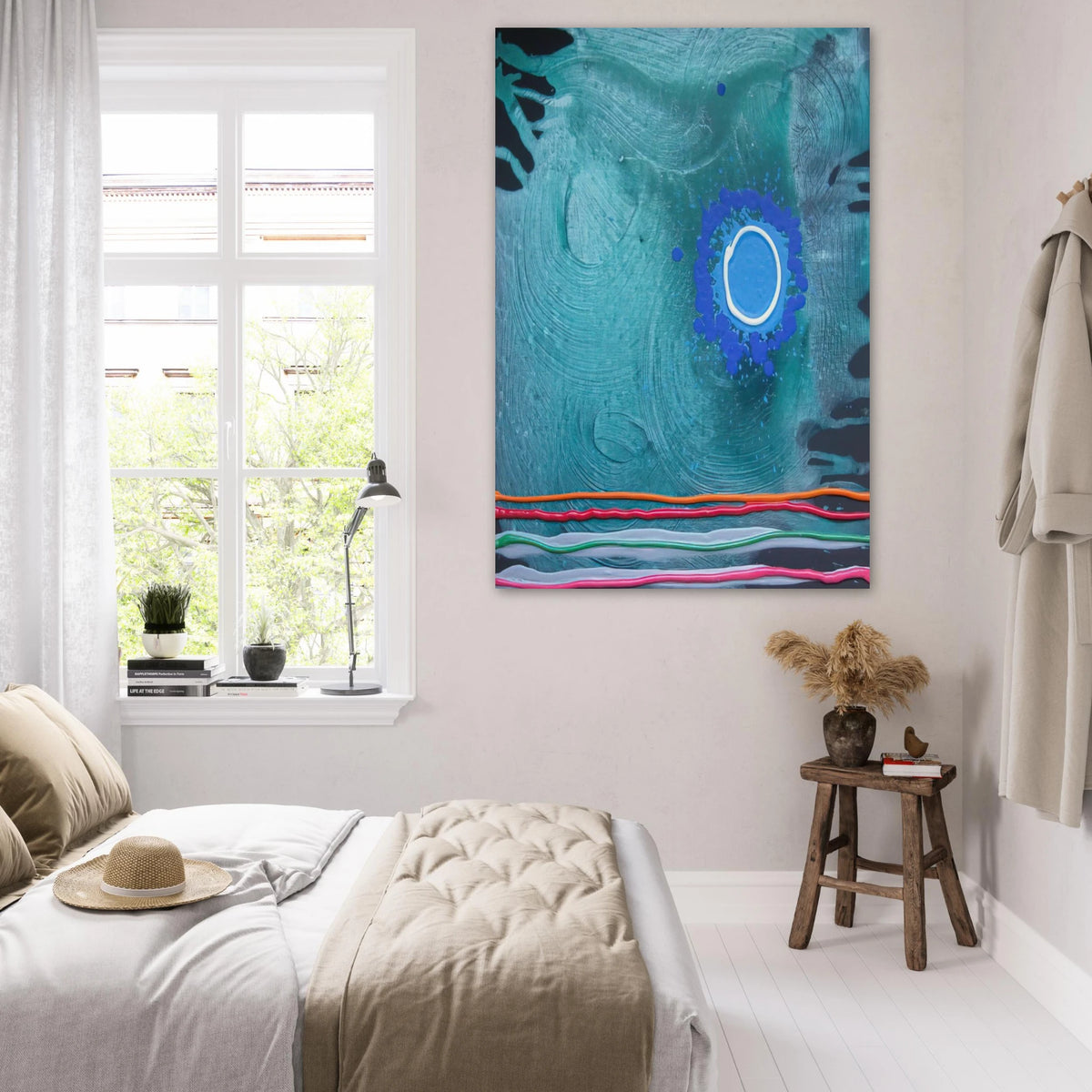 Blue Moon - 2006 - John Hoyland Art Prints - 100x150 cm / 40x60″ inches | John Hoyland Poster | John Hoyland Prints