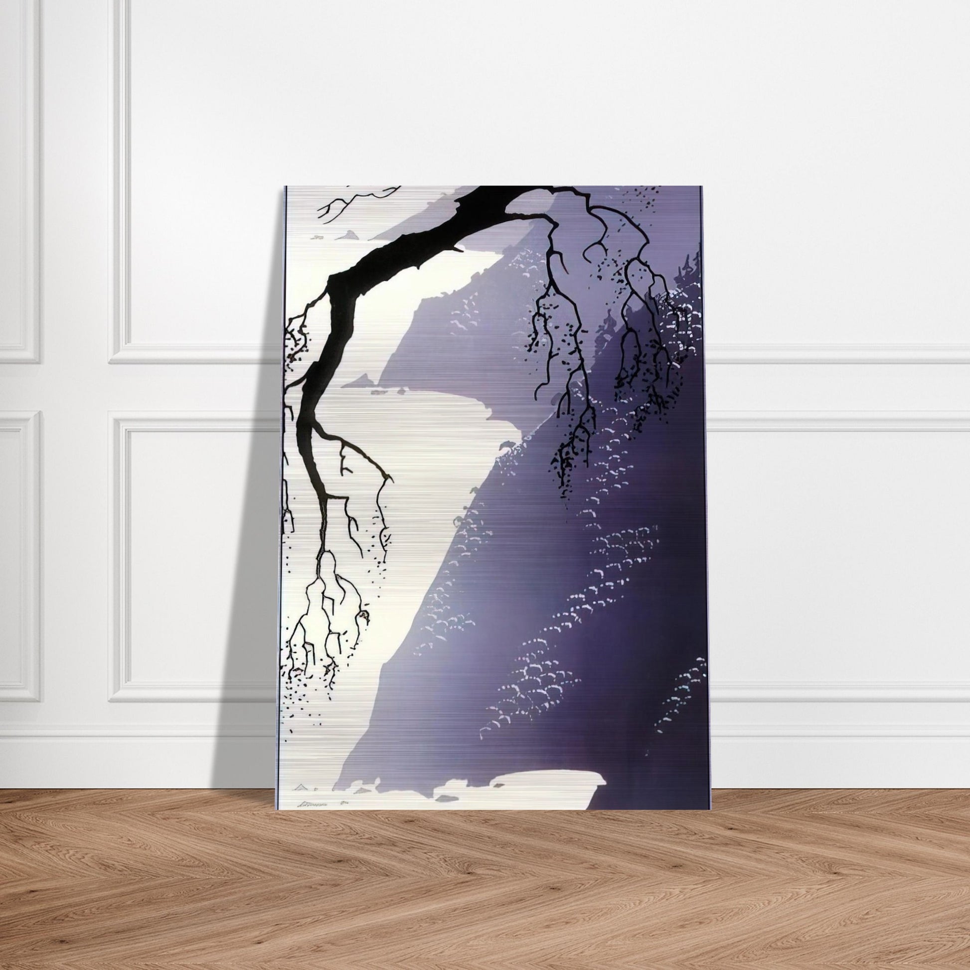 Gray Mist - Eyvind Earle Brushed Aluminum Print - 70x100 cm / 28x40 inches | Eyvind Earle Aluminum Print | Eyvind Earle Prints