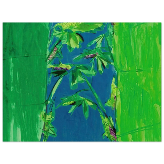 Walasse Ting - Early Summer - 1980  75x100 cm / 30x40inches Fine Art Poster