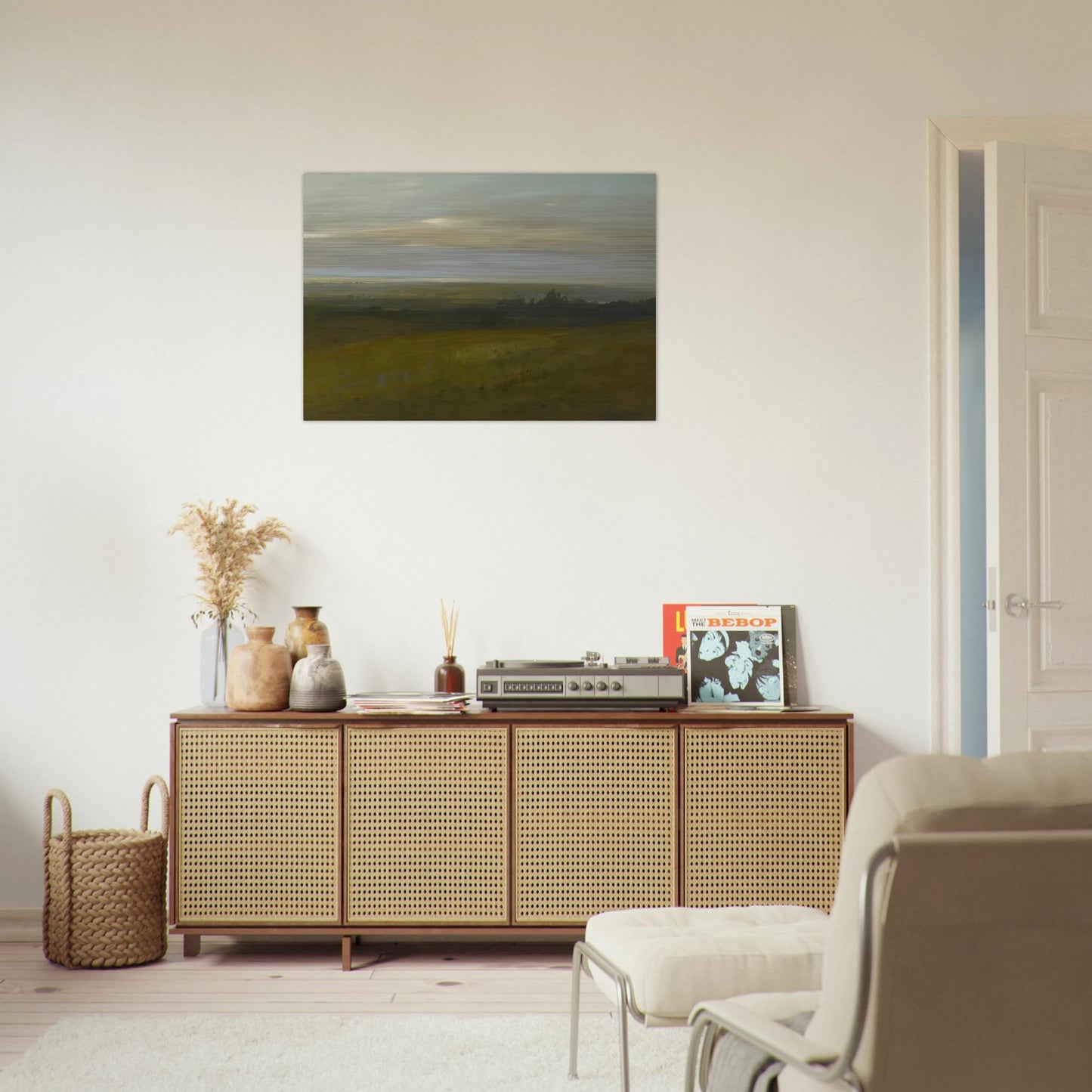 San Leandro Bay - Tonalism - Xavier Martinez Brushed Aluminum Print - 70x100 cm / 28x40 inches | Xavier Martinez Aluminum Print | Xavier Martinez Prints