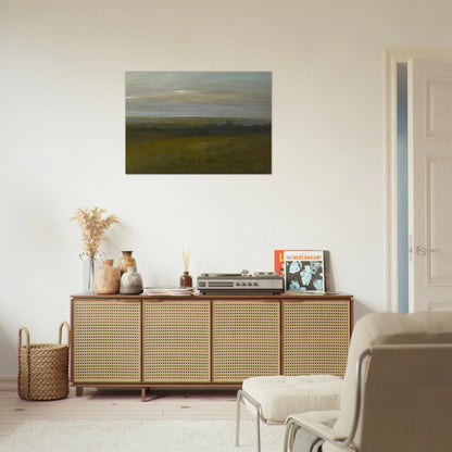San Leandro Bay - Tonalism - Xavier Martinez Brushed Aluminum Print - 70x100 cm / 28x40 inches | Xavier Martinez Aluminum Print | Xavier Martinez Prints