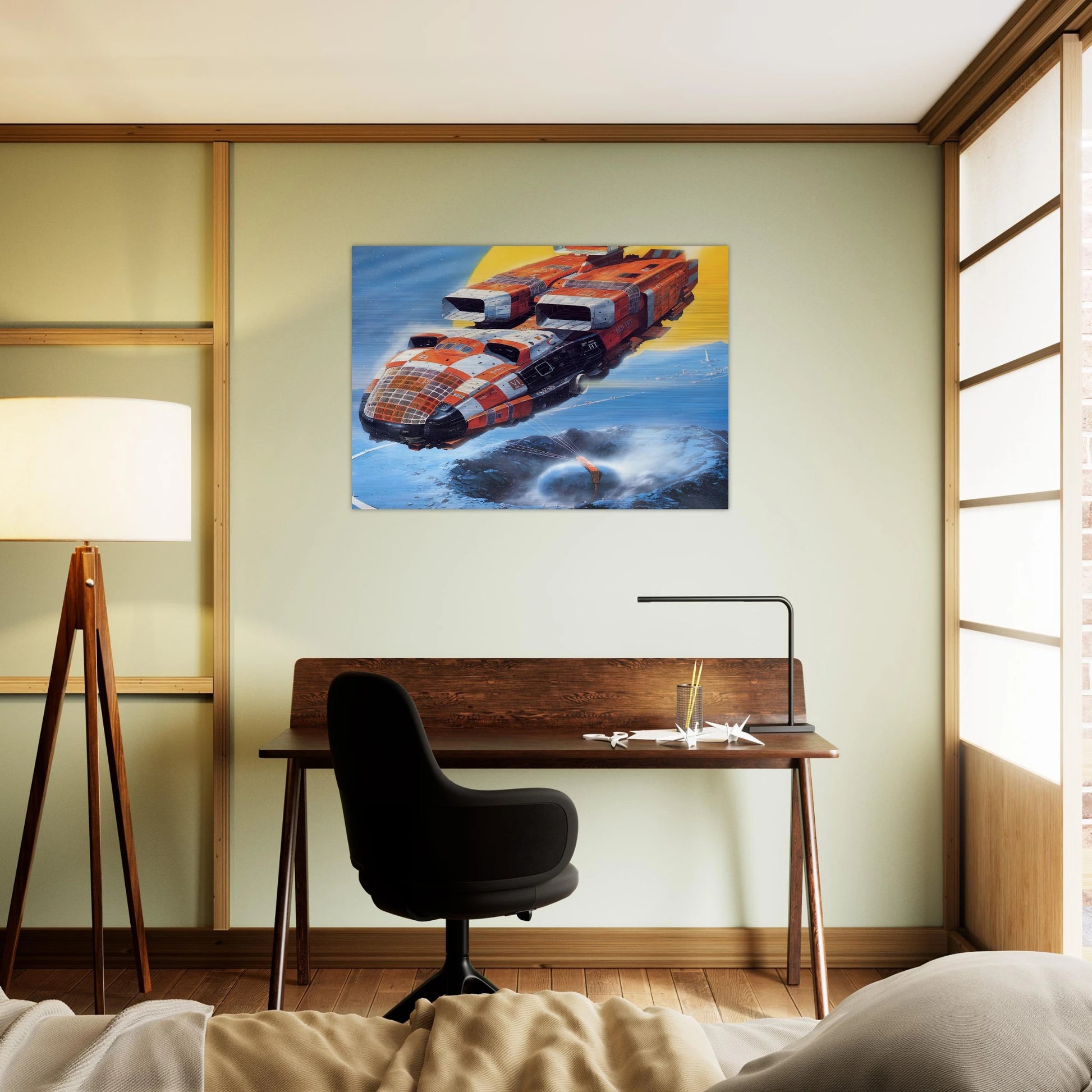 Chris Foss - Chris Foss Brushed Aluminum Print - 70x100 cm / 28x40 inches | Chris Foss Aluminum Print | Chris Foss Prints
