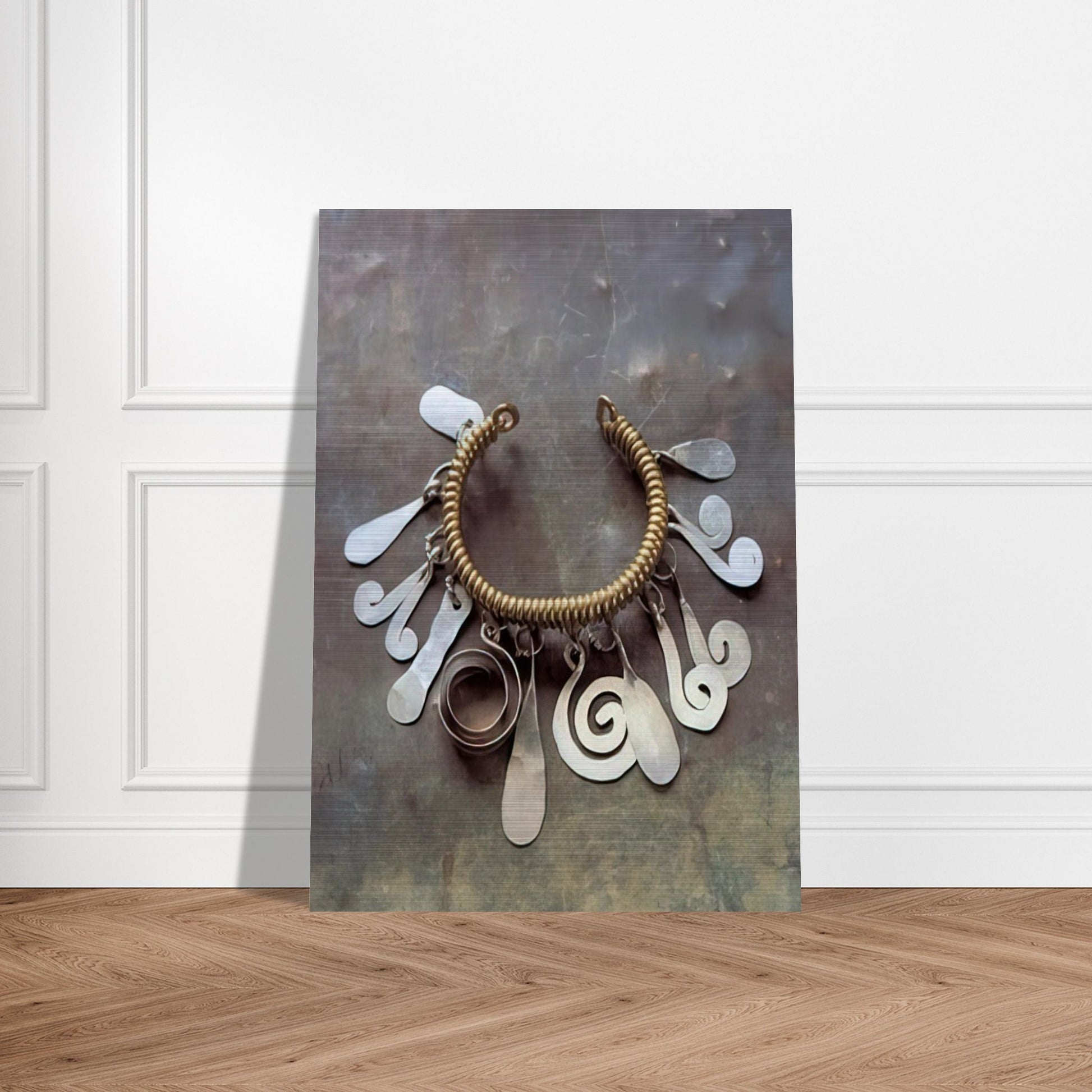 BRACELET 1930 - Alexander Calder Brushed Aluminum Print - 70x100 cm / 28x40 inches | Alexander Calder Aluminum Print | Alexander Calder Prints