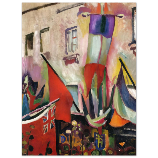 Raoul Dufy - FLAGS 1906  75x100 cm / 30x40inches Fine Art Poster
