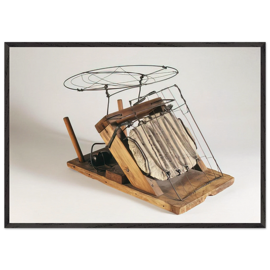 TOASTER 1942 - Alexander Calder 70x100 cm / 28x40 inches Framed Art Print – Black Wooden Frame