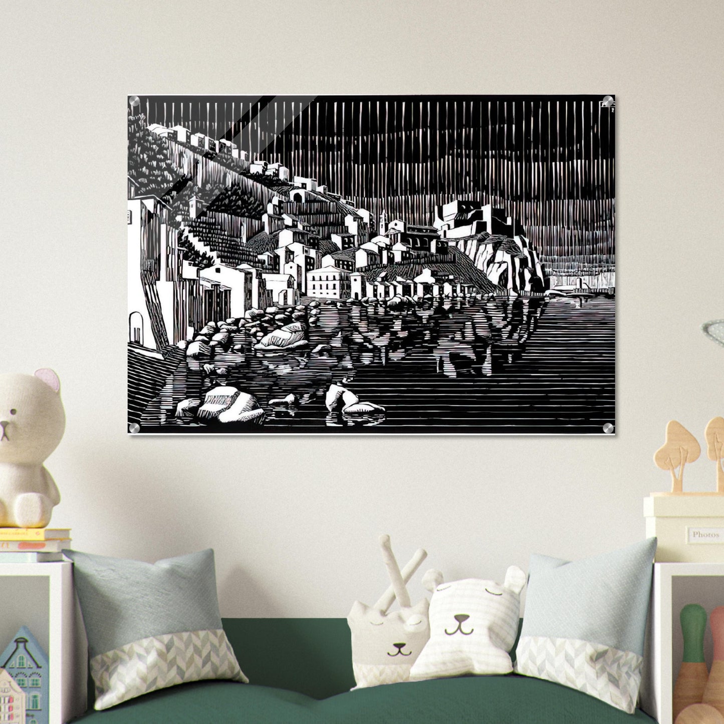 SCILLA CALABRIA FEBRUARY 1931 1931 - MC Escher Acrylic Print - 70x100 cm / 28x40″ inches | Maurits Cornelis Escher Prints