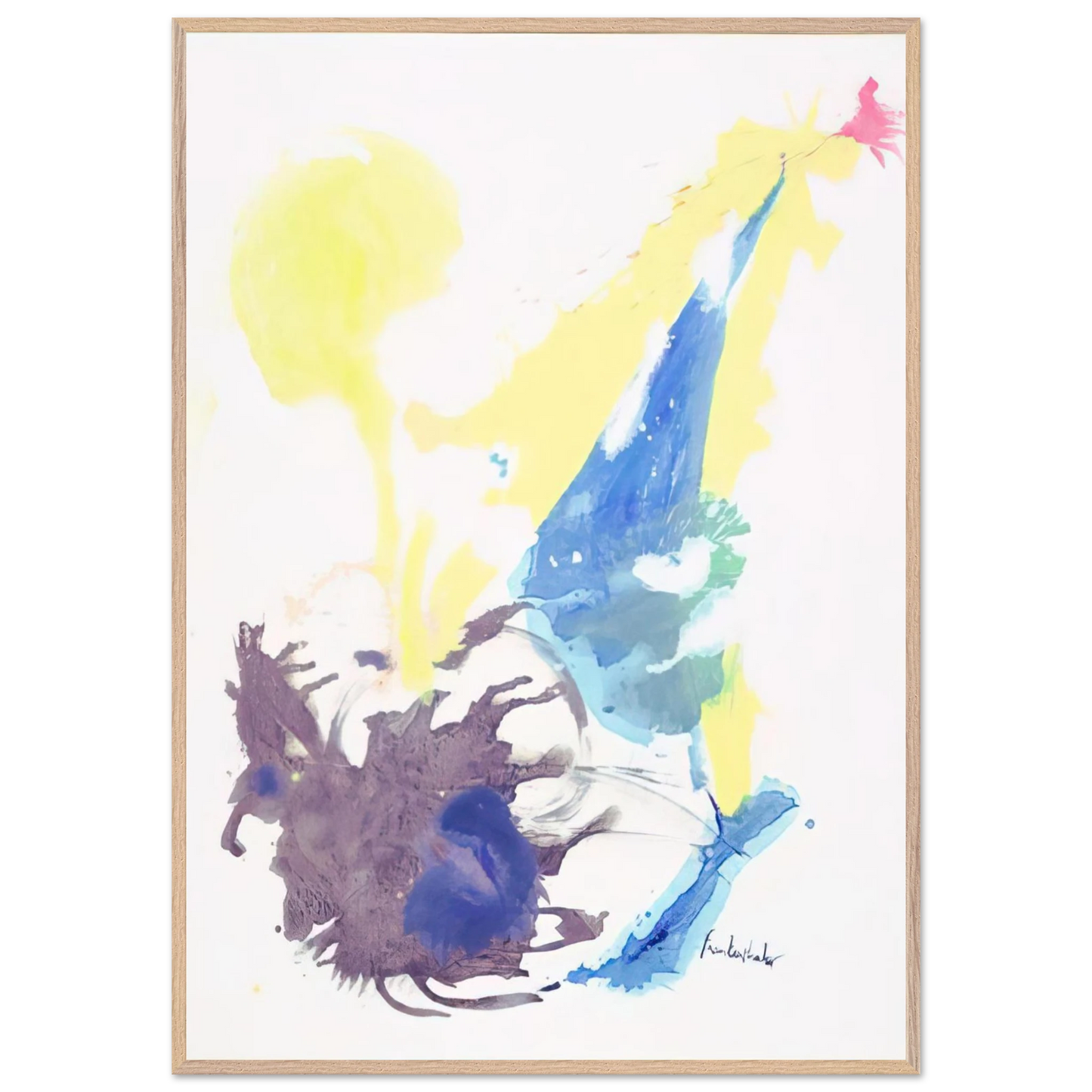 Helen Frankenthaler - Moving Day - 1961 Wall art - 30x45 cm / 12x18 inches - Fine Art Poster-canvas - -