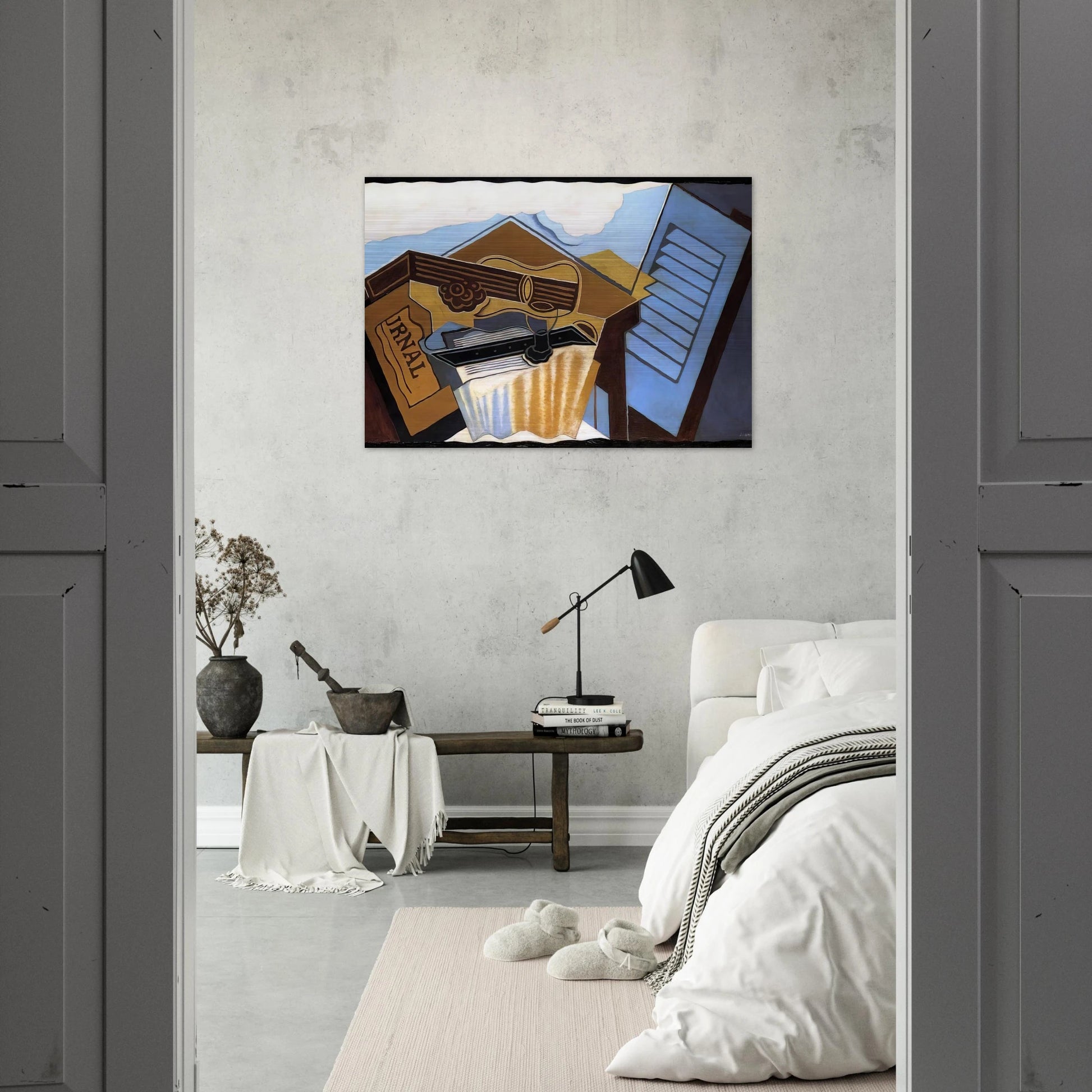 THE CLOUD 1921 - Juan Gris Brushed Aluminum Print - 70x100 cm / 28x40 inches | Juan Gris Aluminum Print | Juan Gris Prints