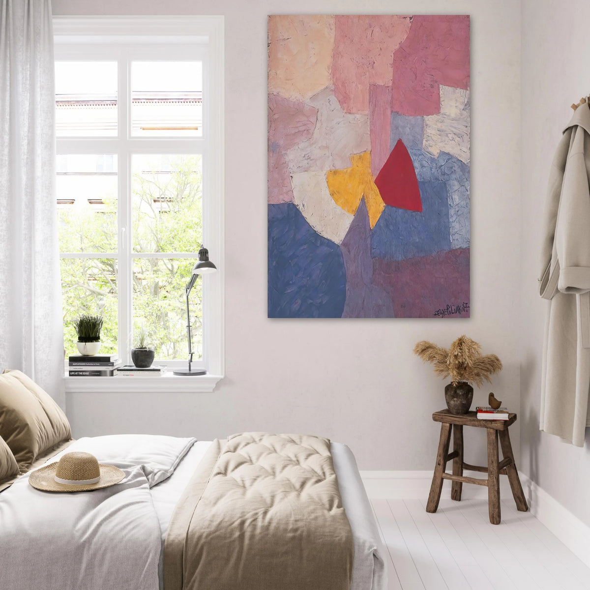 Composition - 1960 - Serge Poliakoff Art Prints - 100x150 cm / 40x60″ inches | Serge Poliakoff Poster | Serge Poliakoff Prints
