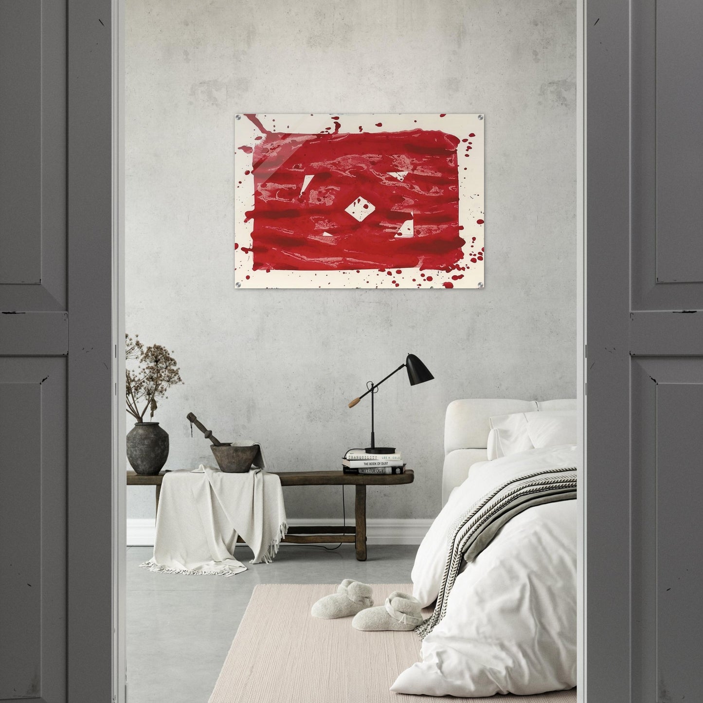 Untitled - SF78-235 - Sam Francis Acrylic Print - 70x100 cm / 28x40″ inches | Sam Francis Wall Art | Sam Francis Prints