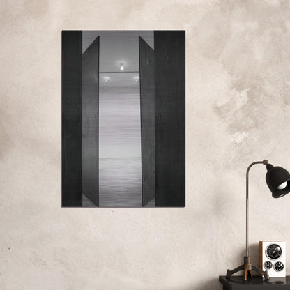 CIRCUIT II 1972 - Richard Serra Brushed Aluminum Print - 70x100 cm / 28x40 inches | Richard Serra Aluminum Print | Richard Serra Prints