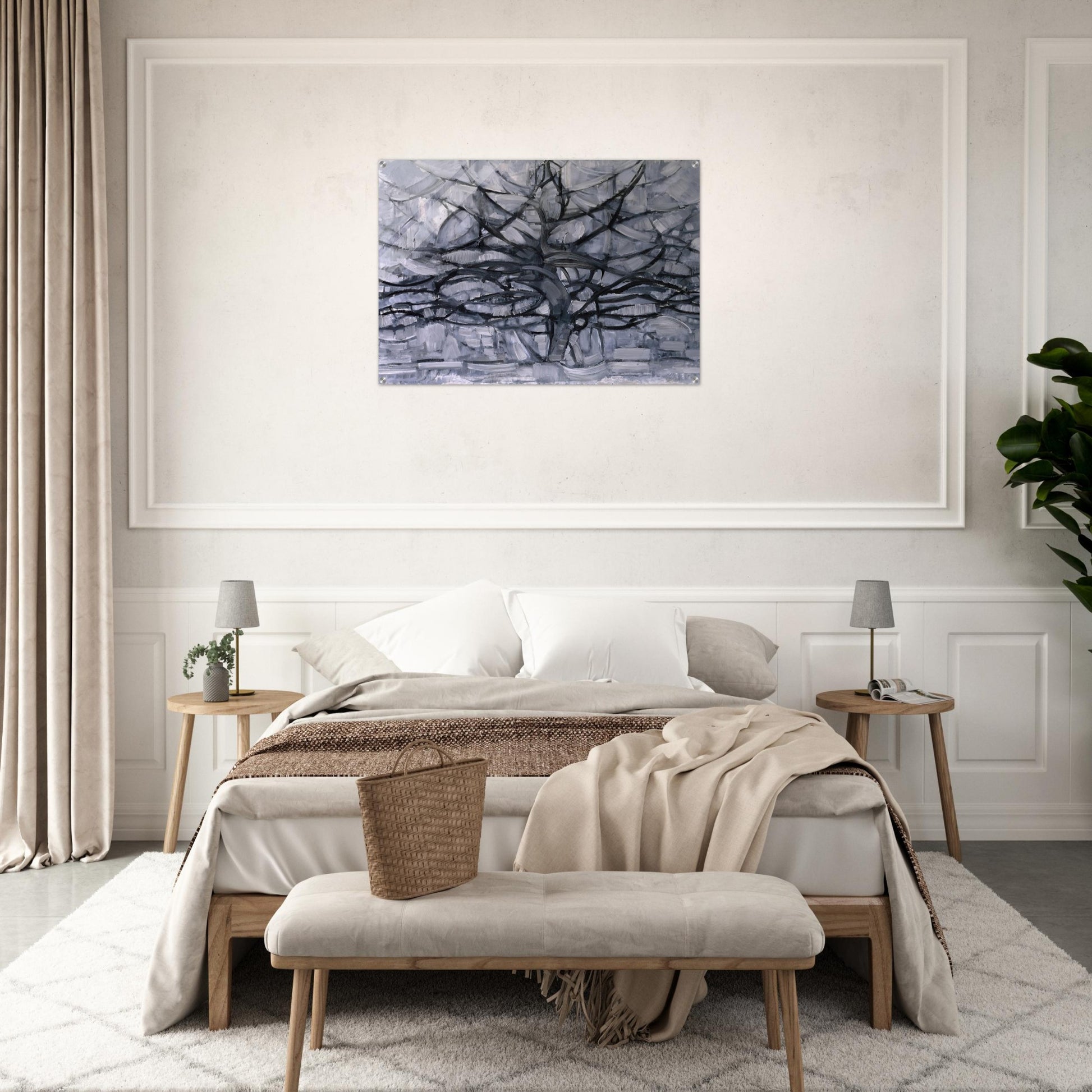 The Gray Tree - Piet Mondrian Acrylic Print - 70x100 cm / 28x40″ inches