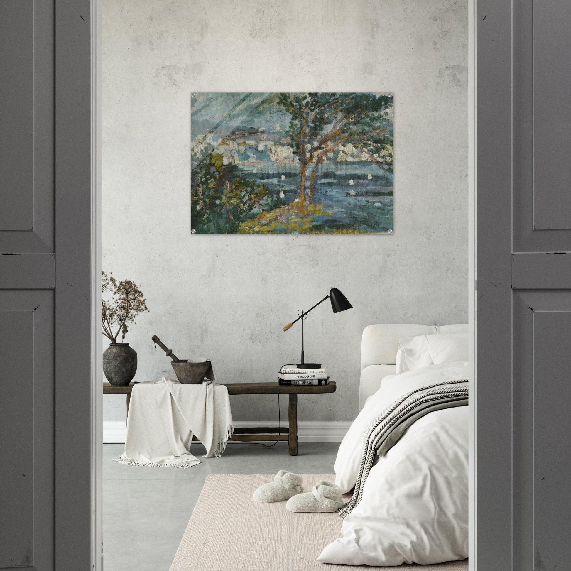 LANDSCAPE CADAQUES 1920 - Salvador Dali Acrylic Print - 70x100 cm / 28x40″ inches