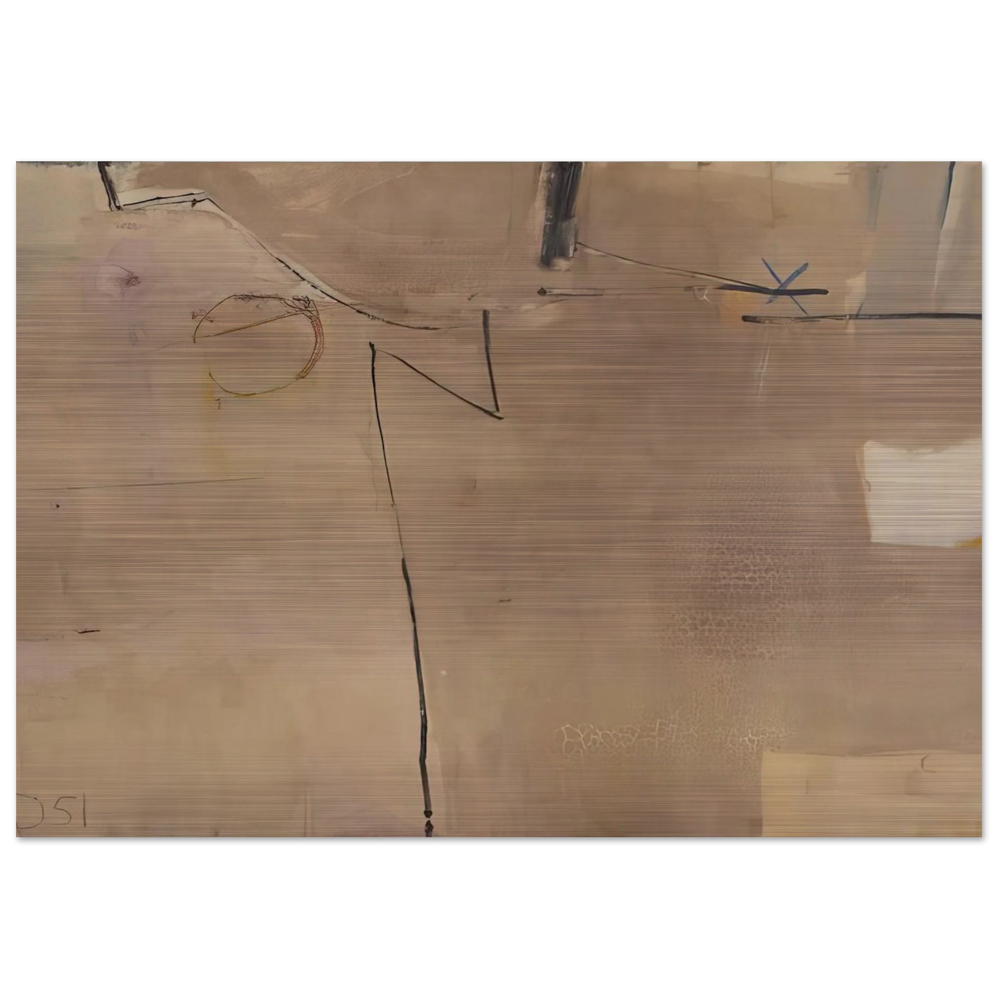 #22 Albuquerque - Richard Diebenkorn Brushed Aluminum Print - 70x100 cm / 28x40 inches | Richard Diebenkorn Aluminum Print | Richard Diebenkorn Prints