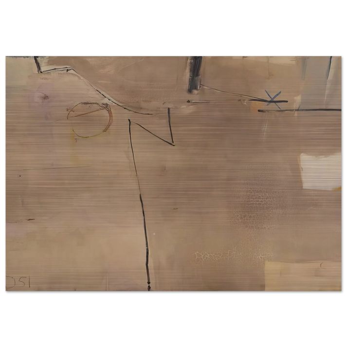 #22 Albuquerque - Richard Diebenkorn Brushed Aluminum Print - 70x100 cm / 28x40 inches | Richard Diebenkorn Aluminum Print | Richard Diebenkorn Prints