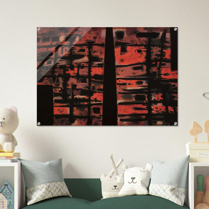 La Sixième Heure - 1958 - Alfred Manessier Acrylic Print - 70x100 cm / 28x40″ inches