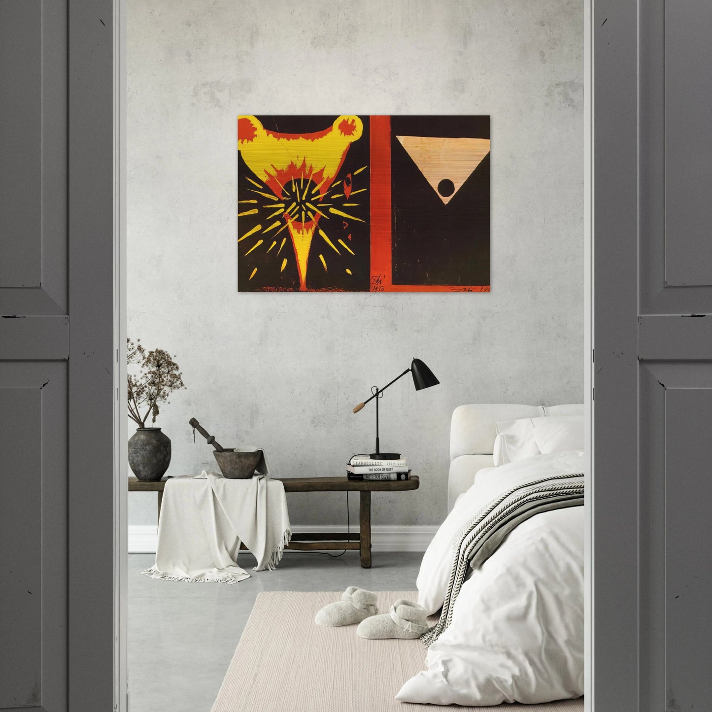 STUDY FOR CHRIST OF ST JOHN OF THE CROSS 1951 - Salvador Dali Brushed Aluminum Print - 70x100 cm / 28x40 inches | Salvador Dali Aluminum Print | Salvador Dali Prints