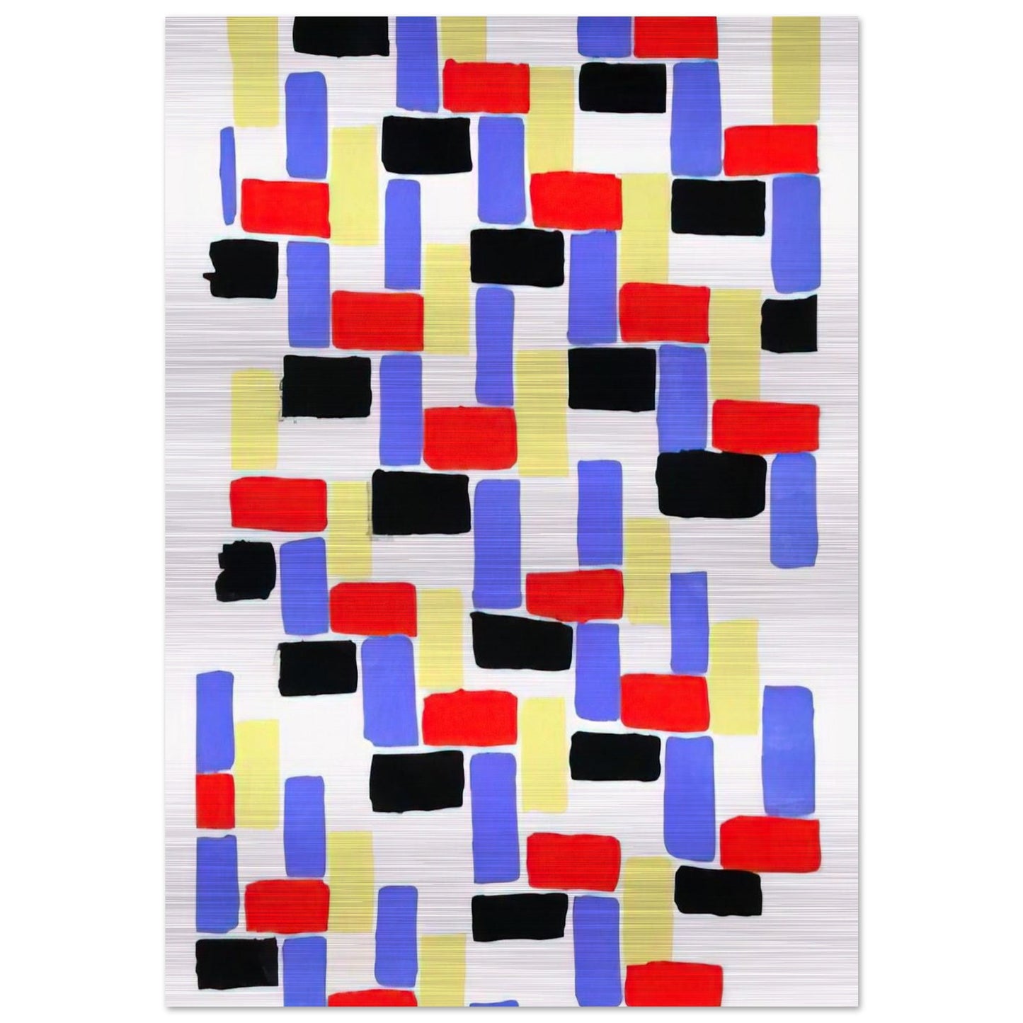 %D1%81OULEURS IDEES - Sonia Delaunay Brushed Aluminum Print - 70x100 cm / 28x40 inches | Sonia Delaunay Aluminum Print | Sonia Delaunay Prints