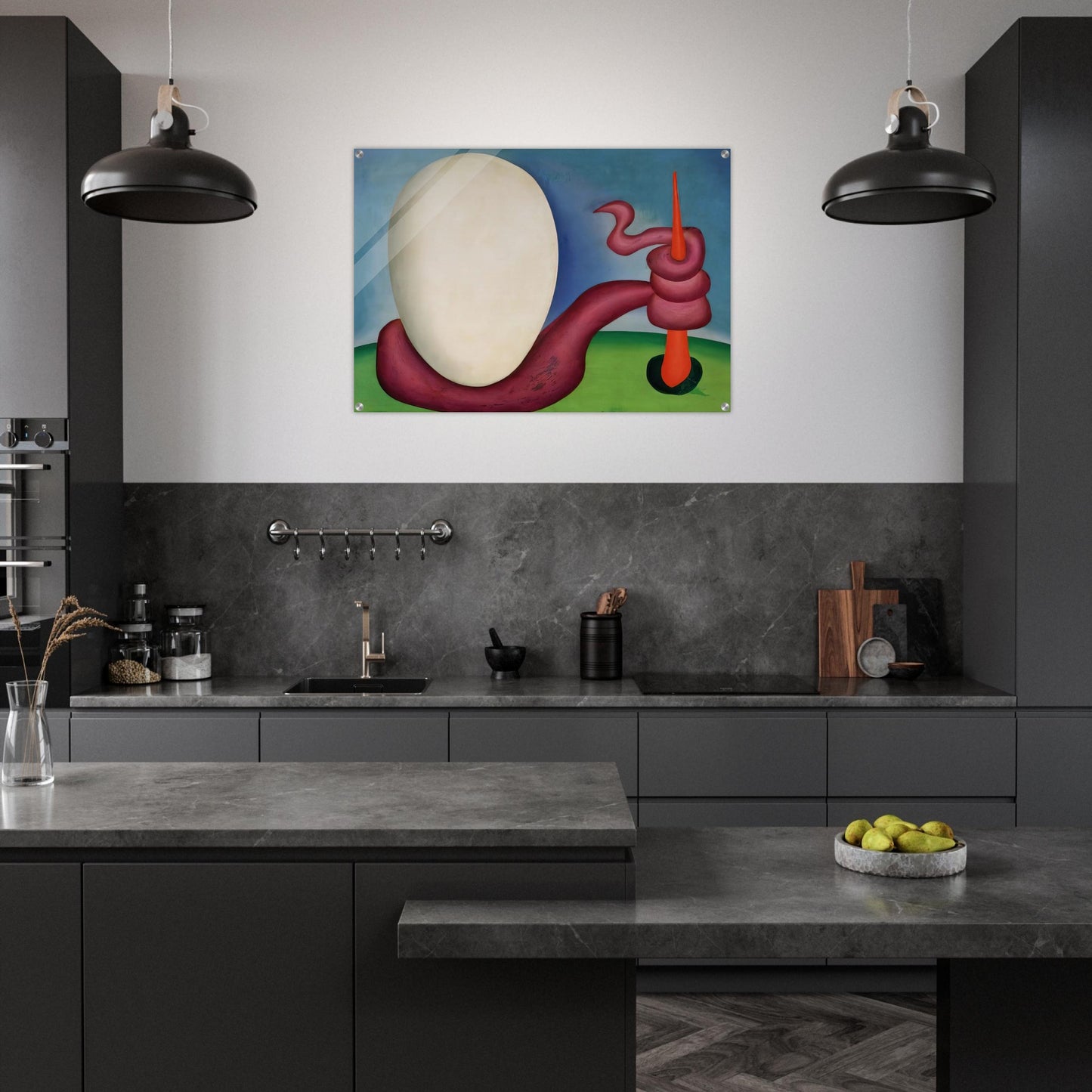 The Egg - Tarsila do Amaral Acrylic Print - 70x100 cm / 28x40″ inches