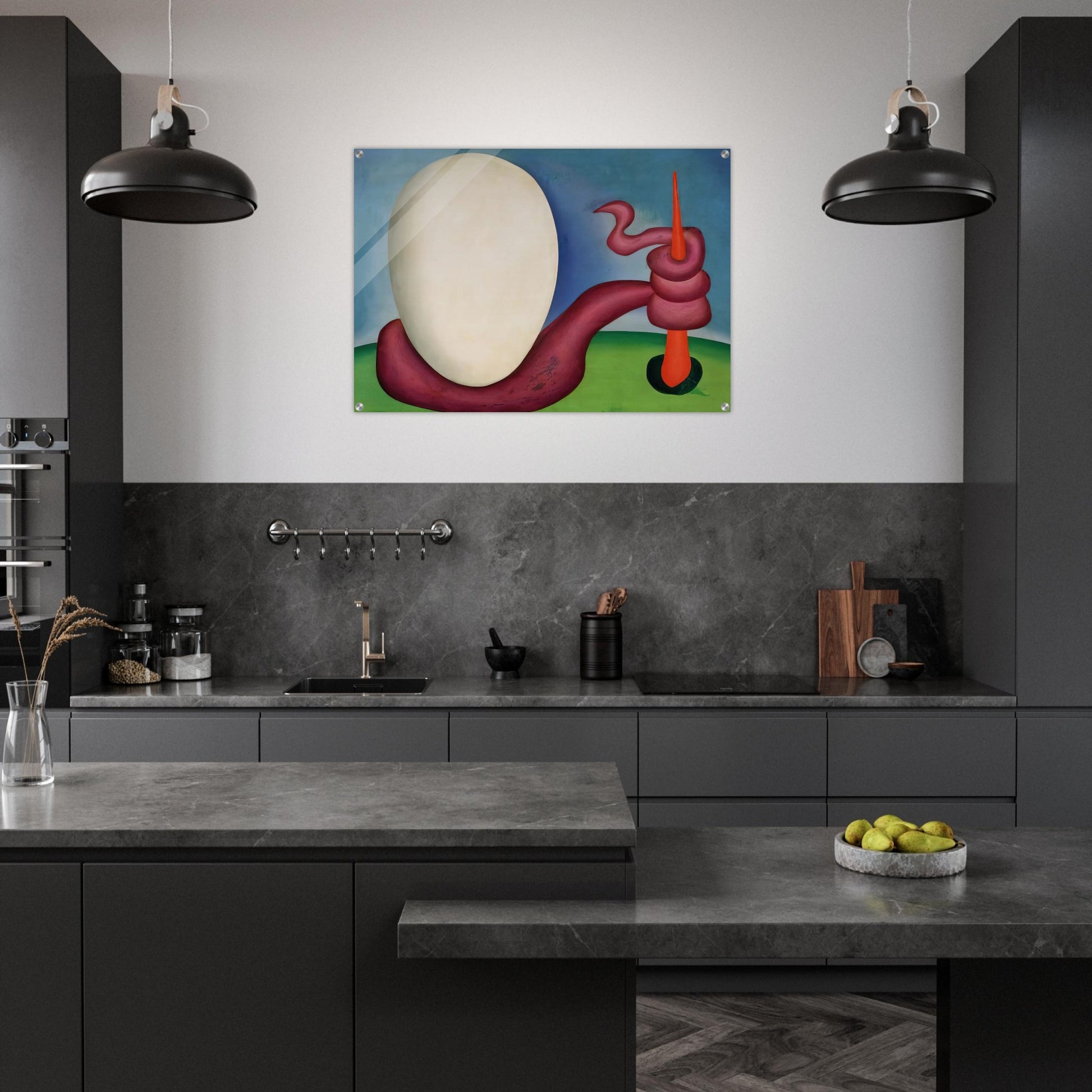 The Egg - Tarsila do Amaral Acrylic Print - 70x100 cm / 28x40″ inches