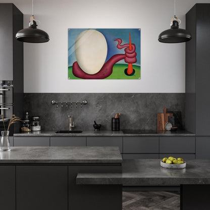 The Egg - Tarsila do Amaral Acrylic Print - 70x100 cm / 28x40″ inches