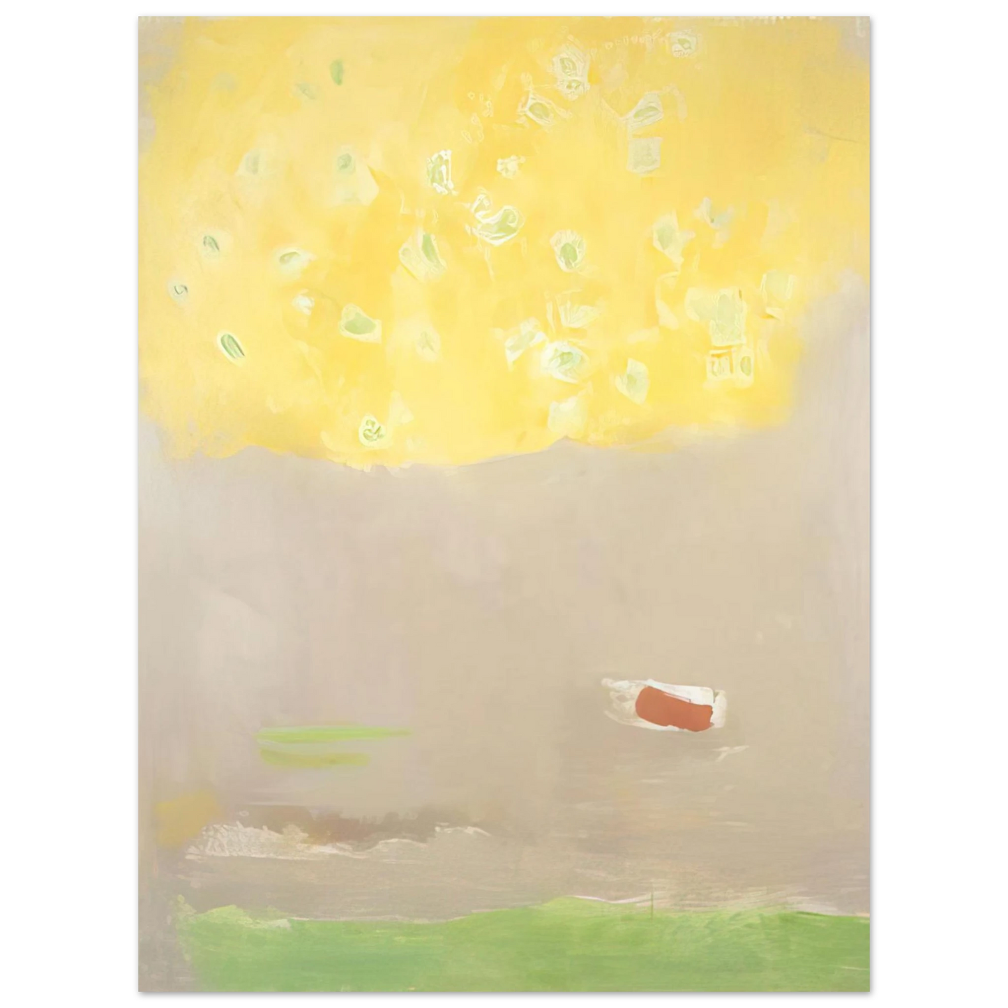 Esteban Vicente - COMPOSITION 1997  75x100 cm / 30x40inches Fine Art Poster