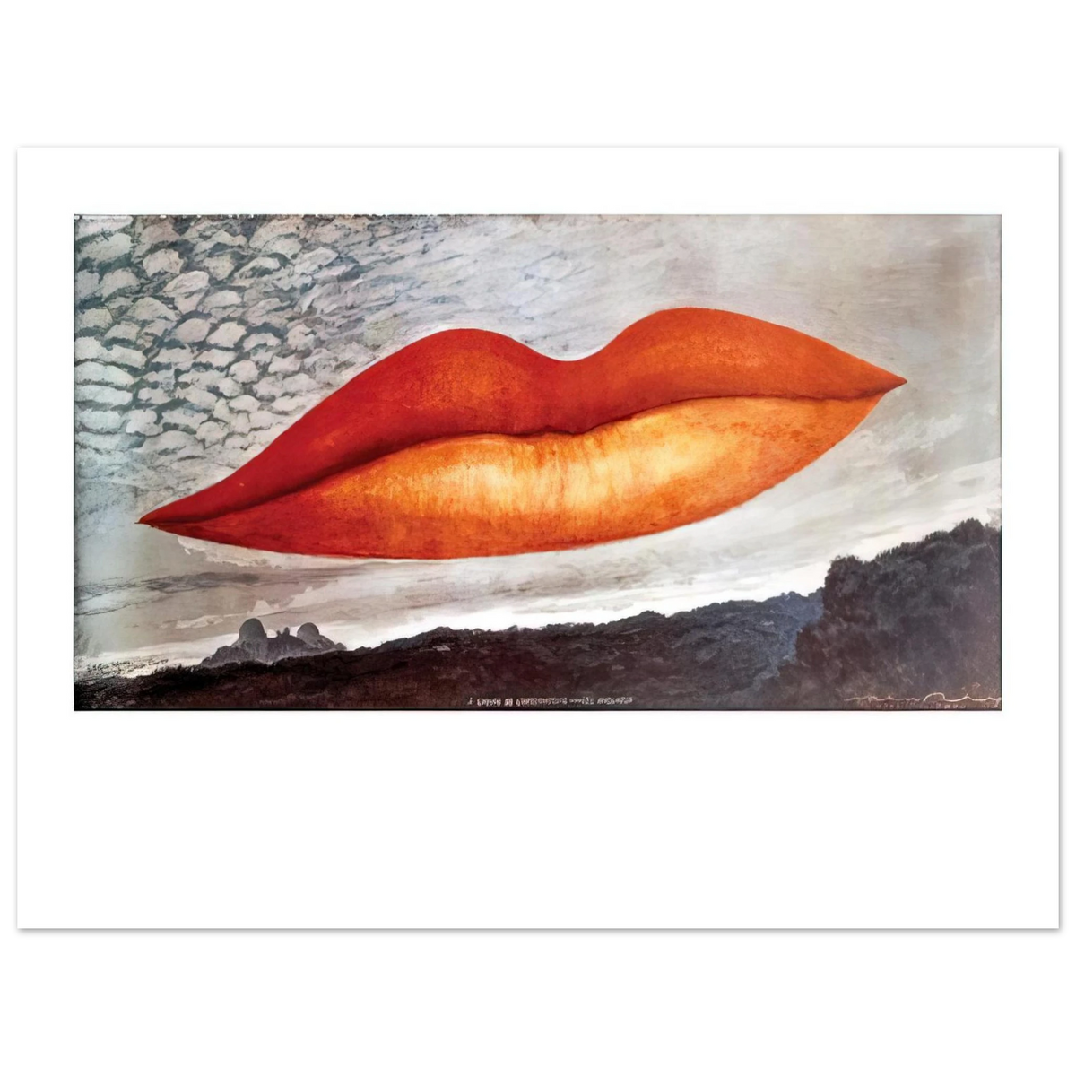 Man Ray - OBSERVATORY TIME THE LOVERS  75x100 cm / 30x40inches Fine Art Poster