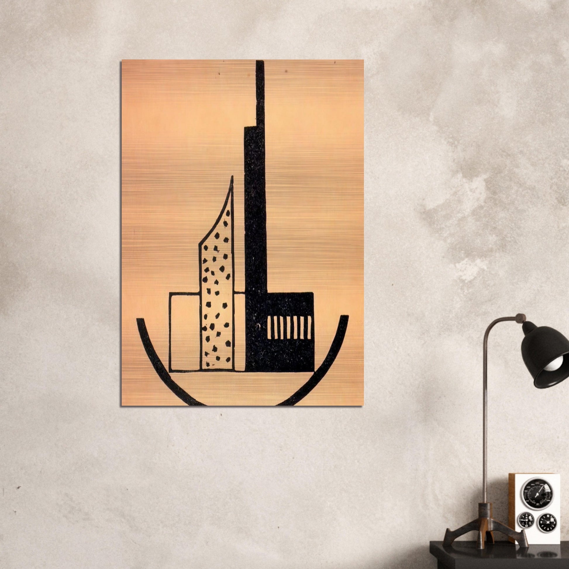 The storm - Laszlo Moholy-Nagy Brushed Aluminum Print - 70x100 cm / 28x40 inches | Laszlo Moholy-Nagy Aluminum Print | Laszlo Moholy-Nagy Prints