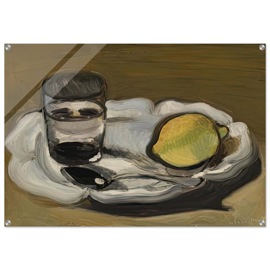 STILL LIFE WITH LEMON 1917 - Henri Matisse Acrylic Print - 70x100 cm / 28x40″ inches