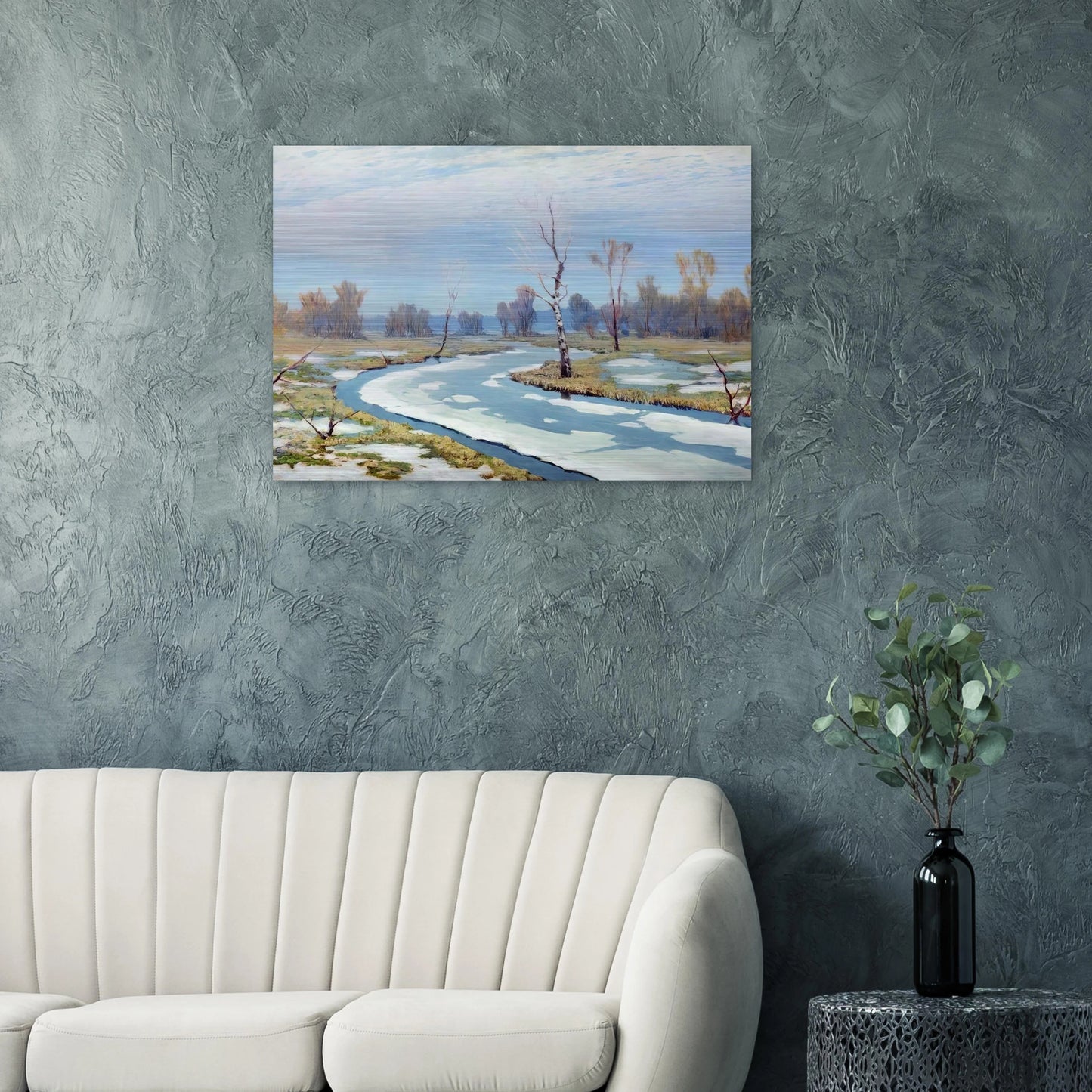 Early spring - Arkhyp Kuindzhi Brushed Aluminum Print - 70x100 cm / 28x40 inches | Arkhyp Kuindzhi Aluminum Print | Arkhyp Kuindzhi Prints