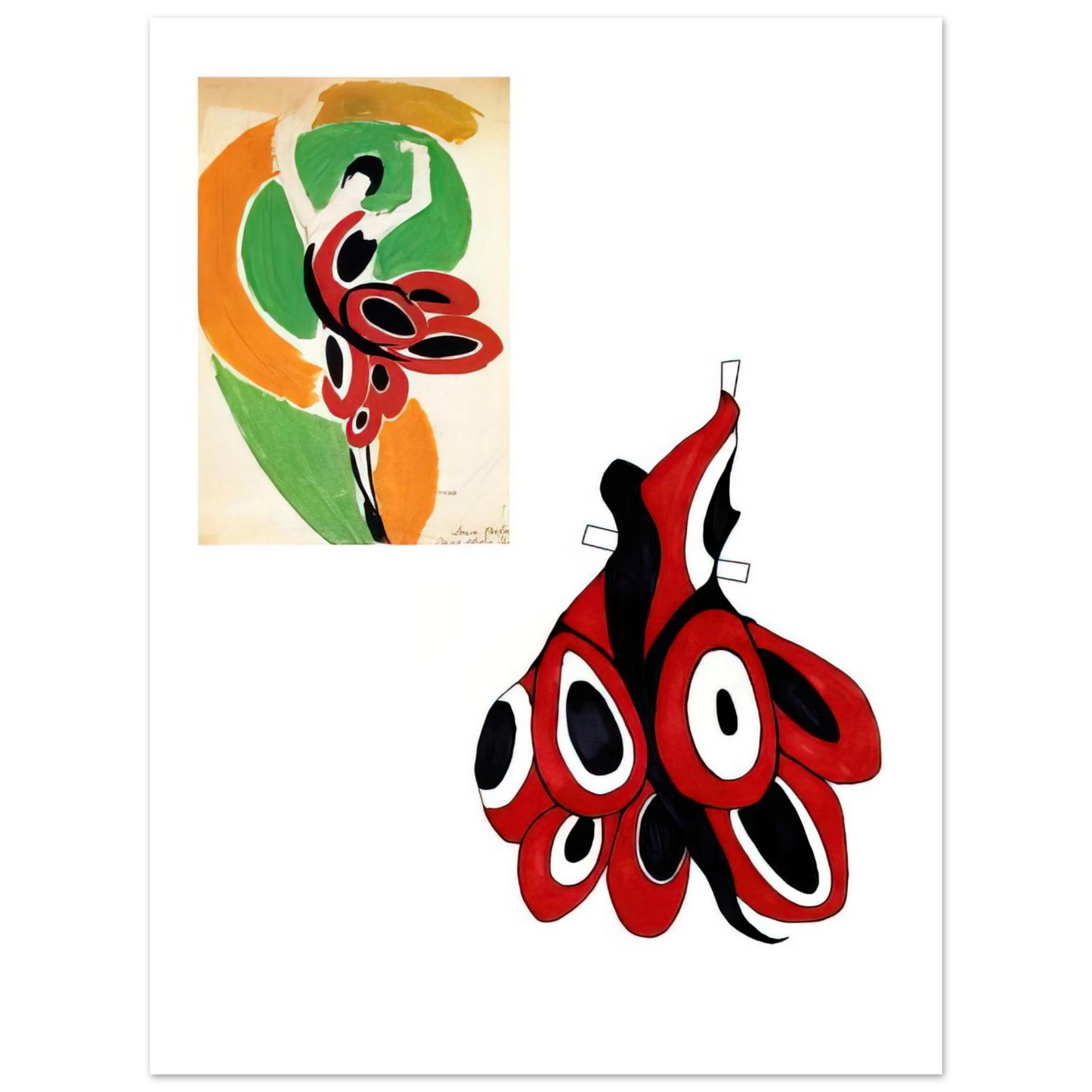 Sonia Delaunay - FASHION ILLUSTRATION 6  75x100 cm / 30x40inches Fine Art Poster