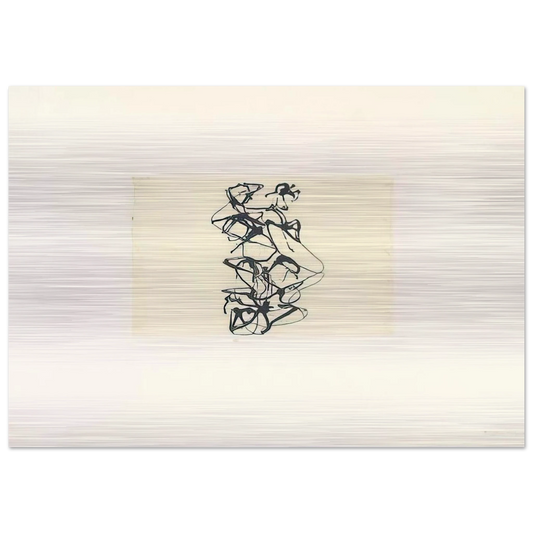 Cyprian Evocation - 1992 - Brice Marden Brushed Aluminum Print - 70x100 cm / 28x40 inches | Brice Marden Aluminum Print | Brice Marden Prints