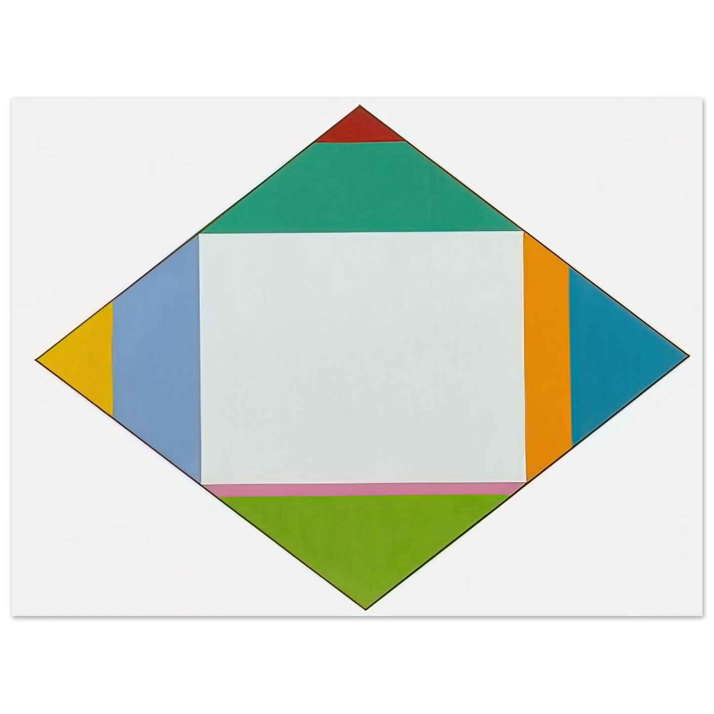 Max Bill - Expansion in Four Directions - 1962  75x100 cm / 30x40inches Fine Art Poster