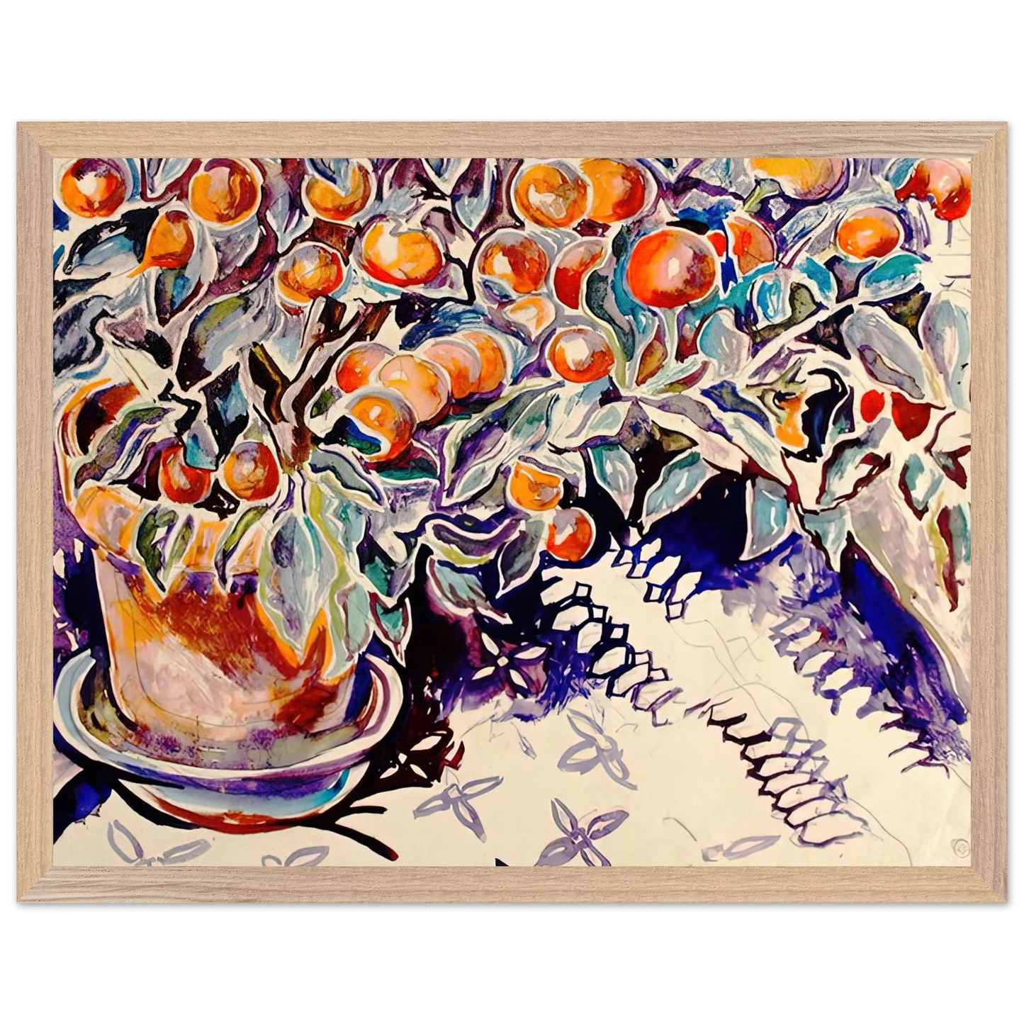 Walter Inglis Anderson - Walter Anderson Wall art - 21x29.7 cm / 8x12" - Premium Wooden Framed Poster With Fine Art Paper-canvas - Wood frame
