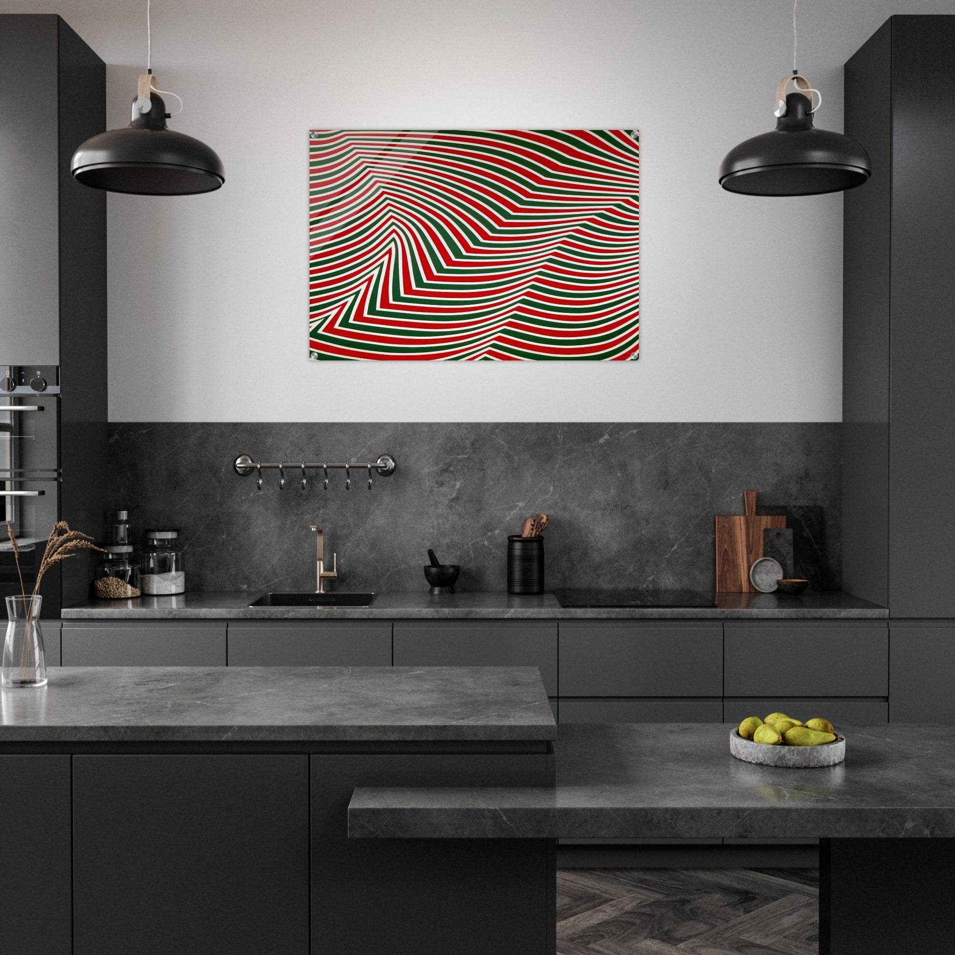 Swirling Retina - Marcel Barbeau Acrylic Print - 70x100 cm / 28x40″ inches