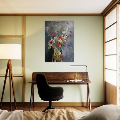 BOUQUET OF MIXED FLOWERS 1917 - Henri Matisse Brushed Aluminum Print - 70x100 cm / 28x40 inches | Henri Matisse Aluminum Print | Henri Matisse Prints