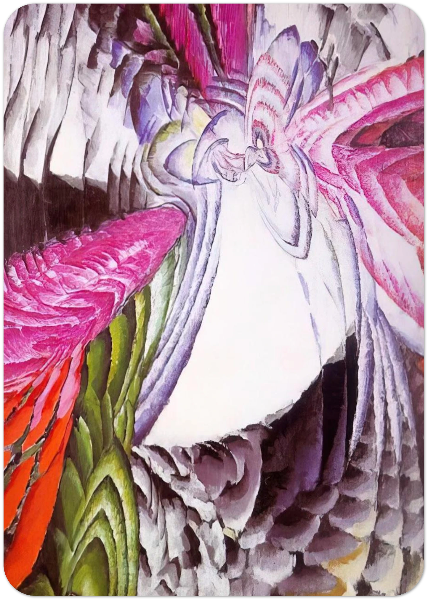 Organization of Graphic Motifs II By Frantisek Kupka Pack of 10 Post Cards | Frantisek Kupka Post Cards | A6 (10.5 x 14.8 cm) - 4.1 x 5.8 inches