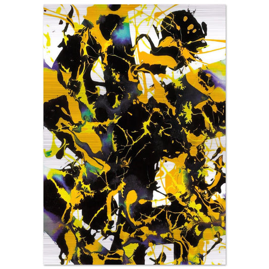 Untitled  SFP94-53  SFF 1727  - Sam Francis Brushed Aluminum Print - 70x100 cm / 28x40 inches | Sam Francis Aluminum Print | Sam Francis Prints