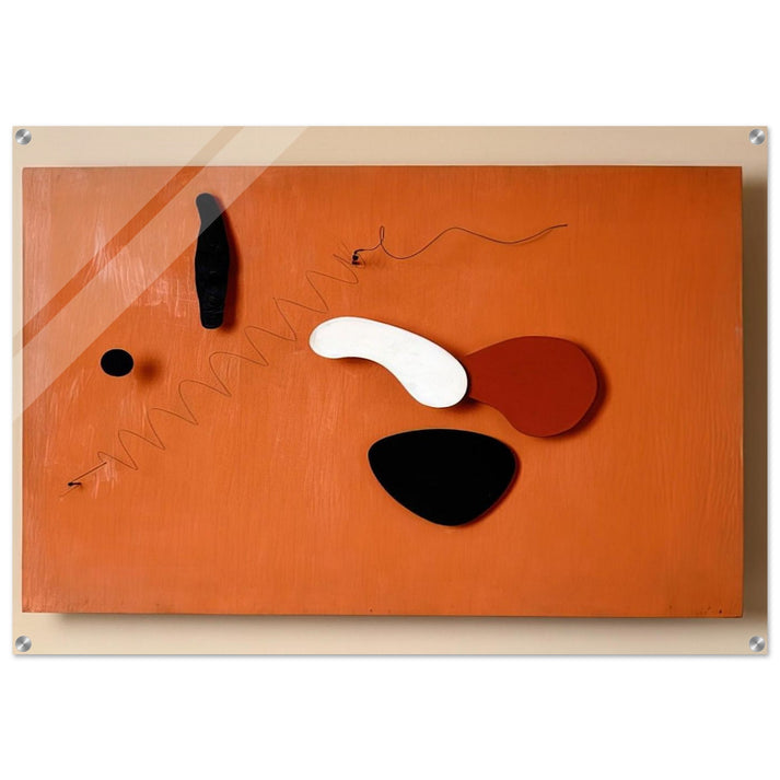 THE ORANGE PANEL 1936 - Alexander Calder Acrylic Print - 70x100 cm / 28x40″ inches | Alexander Calder Wall Art | Alexander Calder Prints