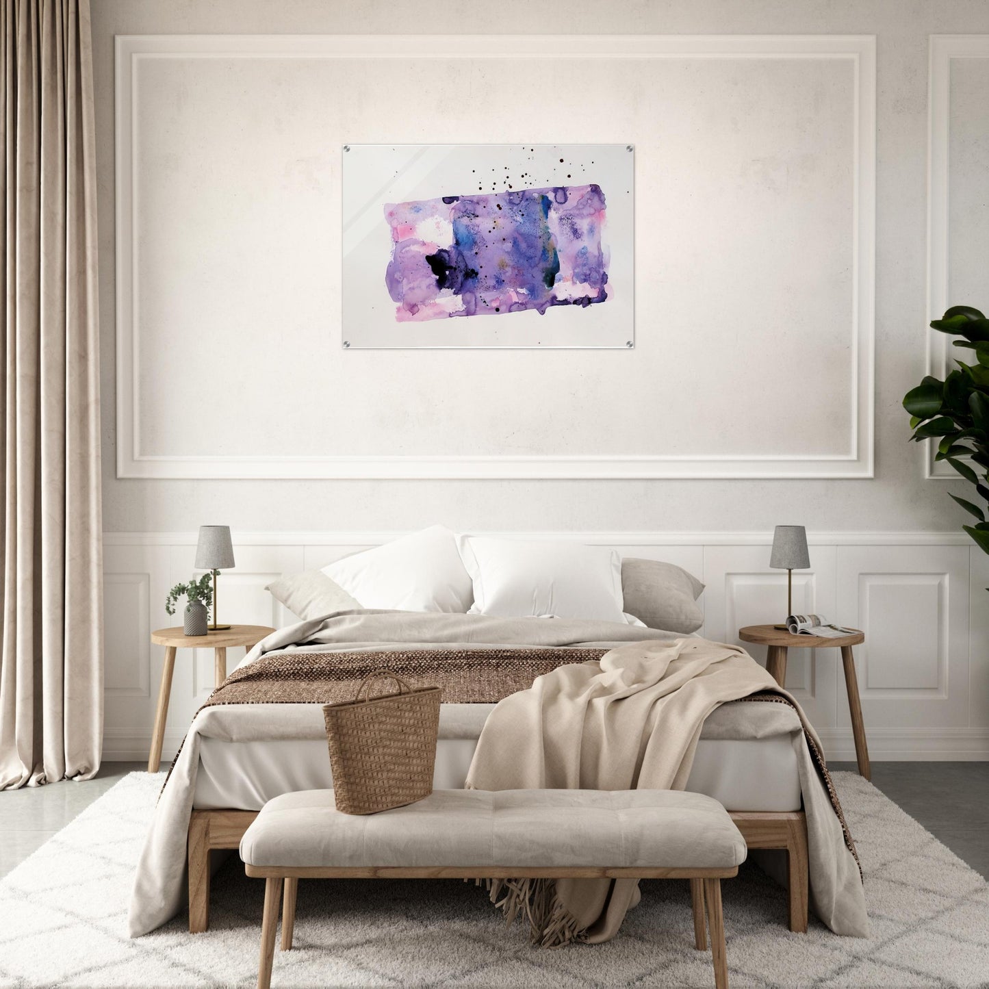 Untitled  SF76-175  - Sam Francis Acrylic Print - 70x100 cm / 28x40″ inches
