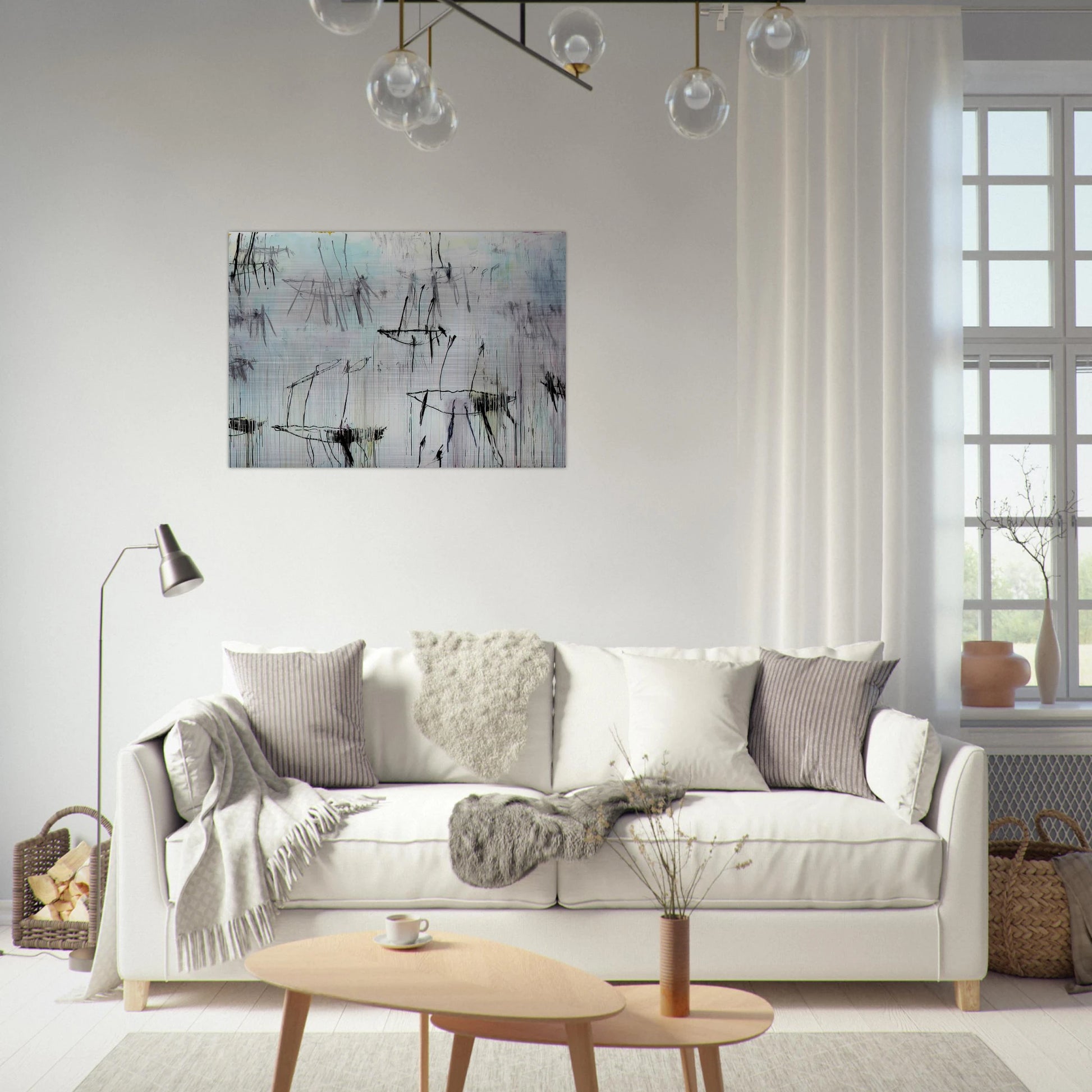 Lepanto, Part V - Cy Twombly Brushed Aluminum Print - 70x100 cm / 28x40 inches | Cy Twombly Aluminum Print | Cy Twombly Prints