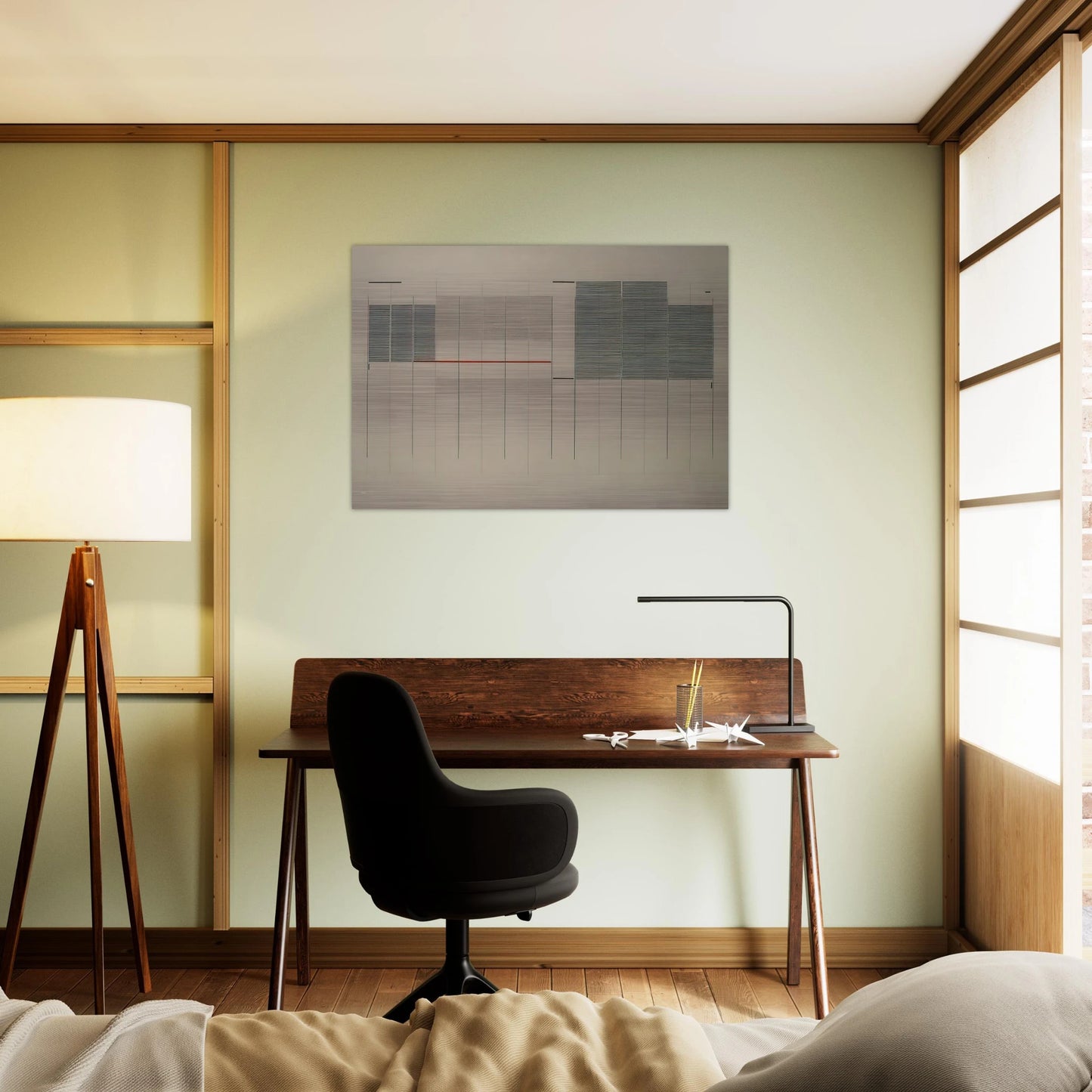 Acrilico no. 13 - 1976 - Bice Lazzari Brushed Aluminum Print - 70x100 cm / 28x40 inches | Bice Lazzari Aluminum Print | Bice Lazzari Prints