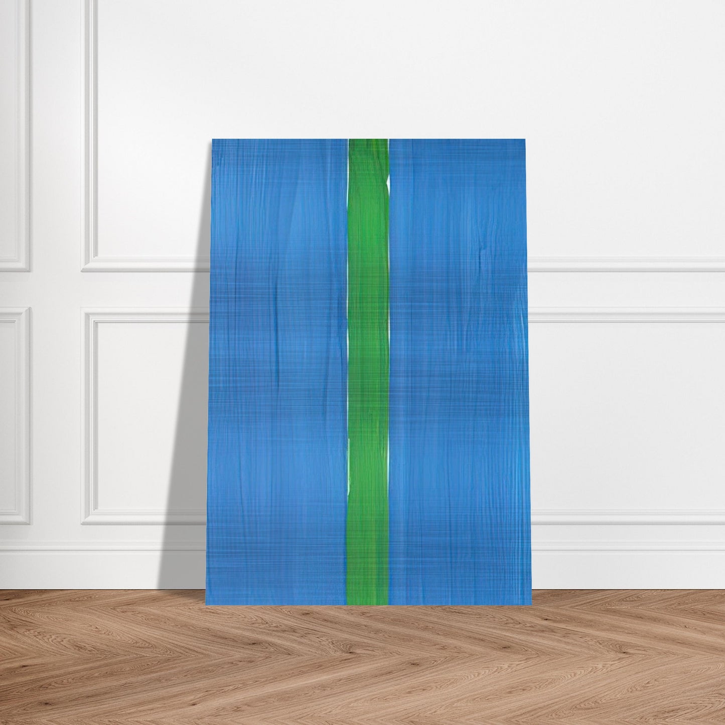 Composition bleue et verte - 1988 - Gunther Forg Brushed Aluminum Print - 70x100 cm / 28x40 inches | Gunther Forg Aluminum Print | Gunther Forg Prints