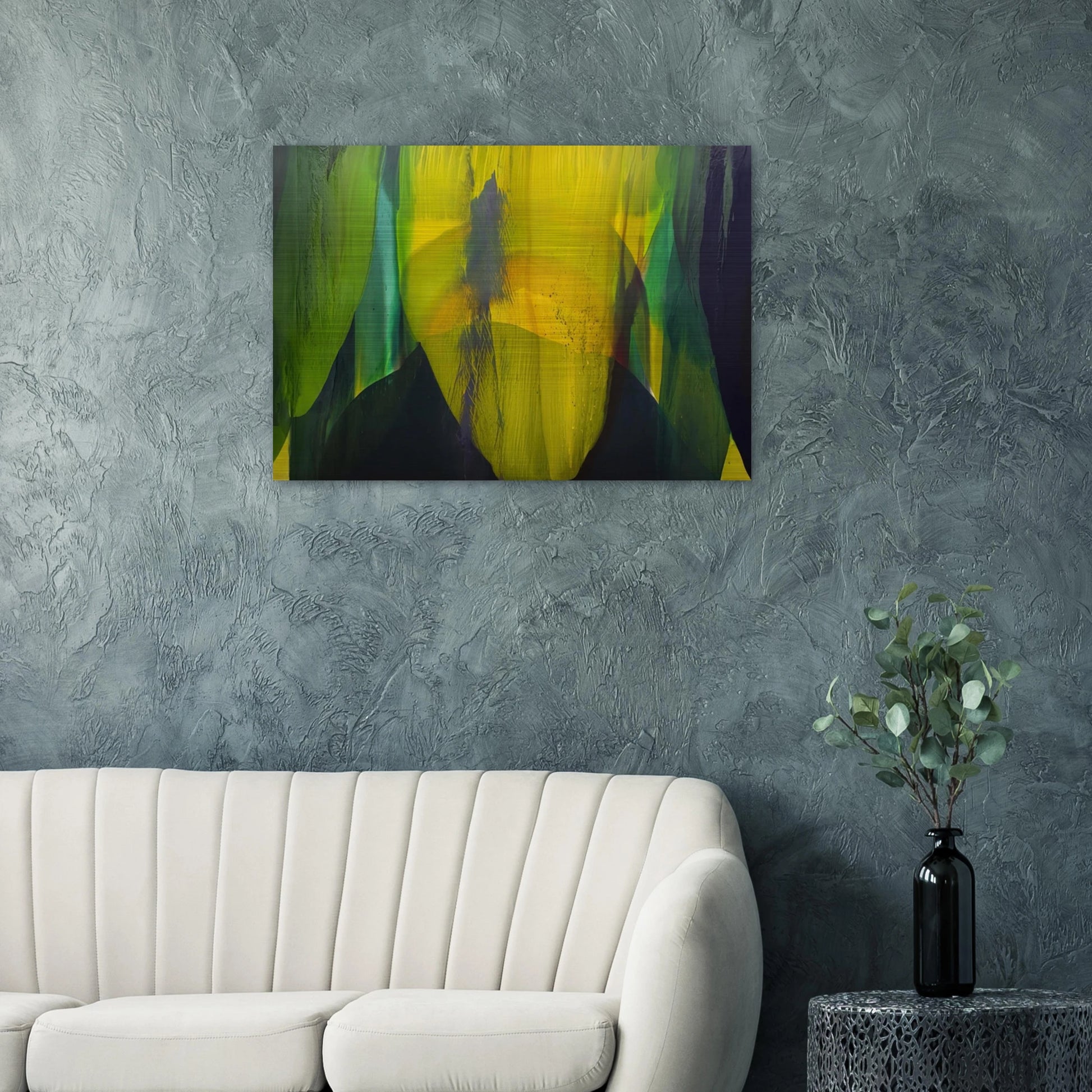 Phenomena Lasting Dawn - 1977 - Paul Jenkins Brushed Aluminum Print - 70x100 cm / 28x40 inches | Paul Jenkins Aluminum Print | Paul Jenkins Prints