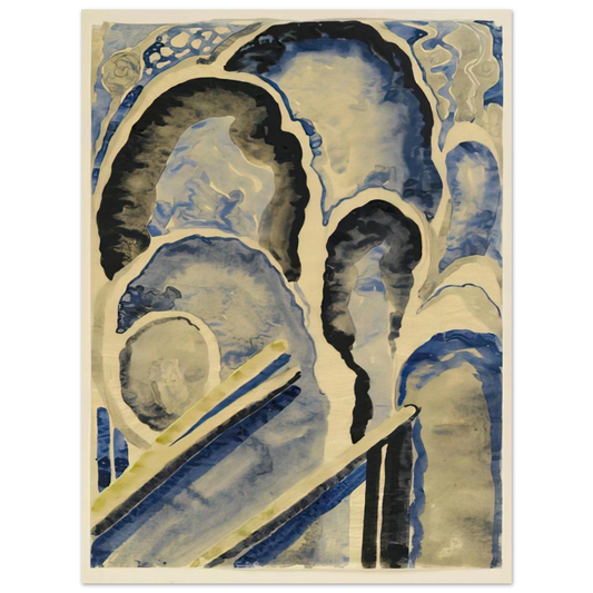 Georgia O'Keeffe - Blue-01 Fine Art Poster