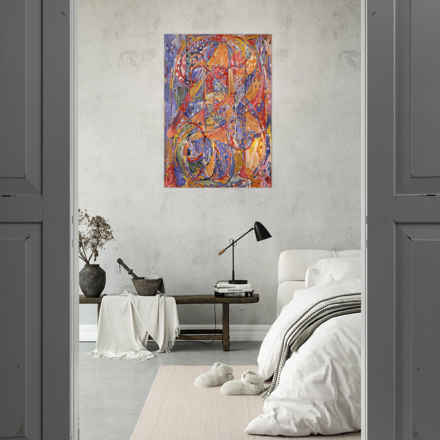 0 THROUGH 9 - Jasper Johns Brushed Aluminum Print - 70x100 cm / 28x40 inches | Jasper Johns Aluminum Print | Jasper Johns Prints