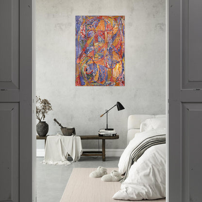 0 THROUGH 9 - Jasper Johns Brushed Aluminum Print - 70x100 cm / 28x40 inches | Jasper Johns Aluminum Print | Jasper Johns Prints
