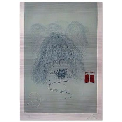 APARICIONS 3 1982 - Antoni Tapies Brushed Aluminum Print - 70x100 cm / 28x40 inches | Antoni Tapies Aluminum Print | Antoni Tapies Prints