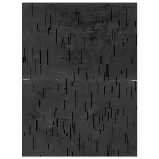 John Cage - Global Village 1-36 - Abstract Expressionism  75x100 cm / 30x40inches Fine Art Poster